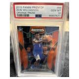 2019 Panini  Prizm RC Zion Williamson PSA 10
