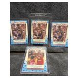 1989 Fleer Sticker Lot Magic Johnson (3) O