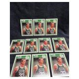 1989 Fleer Larry Bird lot of 10