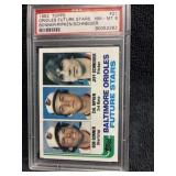 1982 Topps Cal Ripken RC PSA 8