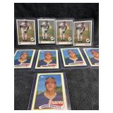 John Smoltz 9 card RC lot Upper Deck and Topps