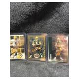 3 Brett Favre Signed cards no authentication