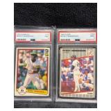 1982 Donruss 1989 Fleer PSA 9 cards