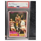 1981 Topps Magic Johnson PSA 7 2nd year card