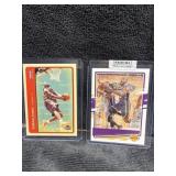 LeBron James cards, 2005 Fleer 2021 Panini not