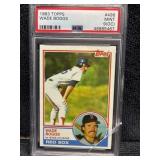 1983 Topps Wade Boggs RC PCA 9(OC) crack in case