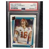 2021 Donruss Trevor Lawrence Portait PSA 10