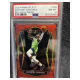 2020 Panini Select Anthony Edwards RC PSA 8 Red.