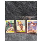 1985 O-Pee-Chee star lot, Ryan, Ripken, Gwynn