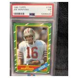 1986 Topps Joe Montana PSA 7