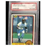 1983 Donruss Rickey Henderson PSA 9