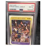 1988 Fleer Kareem Abdul-Jabbar PSA 8