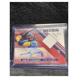 2024 Topps Junior Caminero Auto Patch 14/25