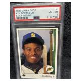 1989 Upper Deck Ken Griffey Jr PSA 8