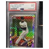 2021 Topps Chrome KeBryan Hayes RC X-Frac. PSA 9