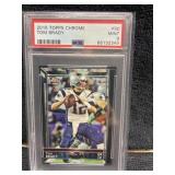 Tom Brady 2015 Topps Chrome PSA 9