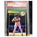 Rickey Henderson PSA 10 Donruss 1989