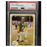1981 Fleer Rickey Henderson PSA 9