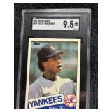 1985 Topps Traded Rickey Henderson graded 9.5 SGC