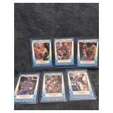 1989 Fleer Star Sticker lot of 6