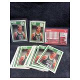 1989/90 Fleer Larry Bird lot of 16