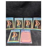1988 Fleer Sticker Larry Bird lot of 6