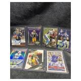 Qty 7 NFL Autograph Cards no authentication