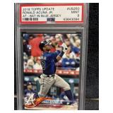 2018 Topps Update Ronald Acuna Jr. PSA 9 RC