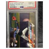 2018 Topps Chrome Update Ronald Acuna PSA 10