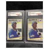 1989 Fleer Ken Griffey Jr. RC Qty 2 Gem mint 10
