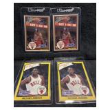 Michael Jordan Starting Lineup Cards (4)