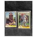 1982 Donruss Johnny Bench/Joe Morgan cards