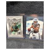 2 Donovan McNabb Autographed cards no