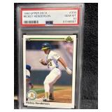 1990 Rickey Henderson Upper Deck PSA 10