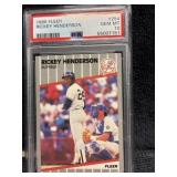 1989 Fleer Rickey Henderson PSA 10