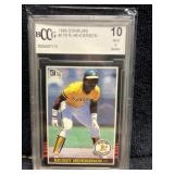 1985 Donruss Rickey Henderson BCCG 10 graded