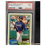 2018 Topps Archives Ronald Acuna Jr.  PSA 9 RC