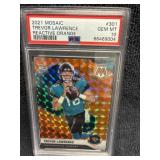 2021 Mosaic Trevor Lawrence Reactive Orange PSA 10