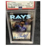 2021 Topps Randy Arozarena 18/199 Auto PSA