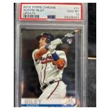 2019 Topps Chrome Austin Riley Update PSA 10
