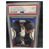 2020 Panini Anthony Edwards Red/white/Blue PSA 9