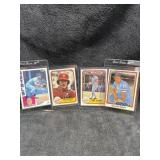George Brett and Mike Schmidt cards qty 4 NM clean