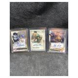 Autograph lot, Nico Hoerner framed RC, Sean