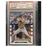 2012 Panini Kris Bryant USA team PSA 8