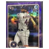 Bowman Chrome Yordan Alvarez RC purple 142/250