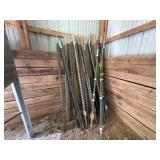 Assortment of 6ft t post
