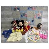 Vintage Kids Clothes, Mickey & Minnie, Alvin
