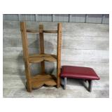 Heart Shaped Shelves, Stool