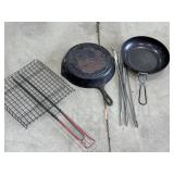 Cast iron skillet, pan