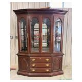 Sumter Cabinet Co. china cabinet features a rich